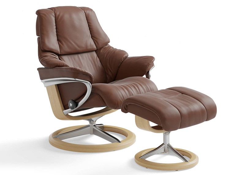 Fauteuil Stressless Relax – Orange, En Laine, Confort Adulte – Occasion Bon état