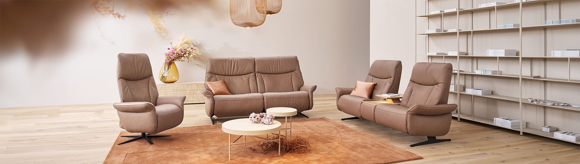 Canapés droit 4472/4473 Canapé droit HIMOLLA 4472/4473