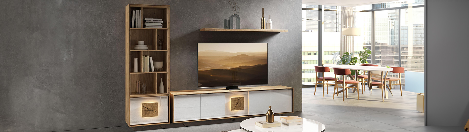 Composition TV personnalisable MILA